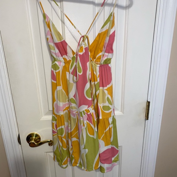 🧡🩷💚 Like New Spring/Summer Dress 🧡🩷💚 - Picture 2 of 2